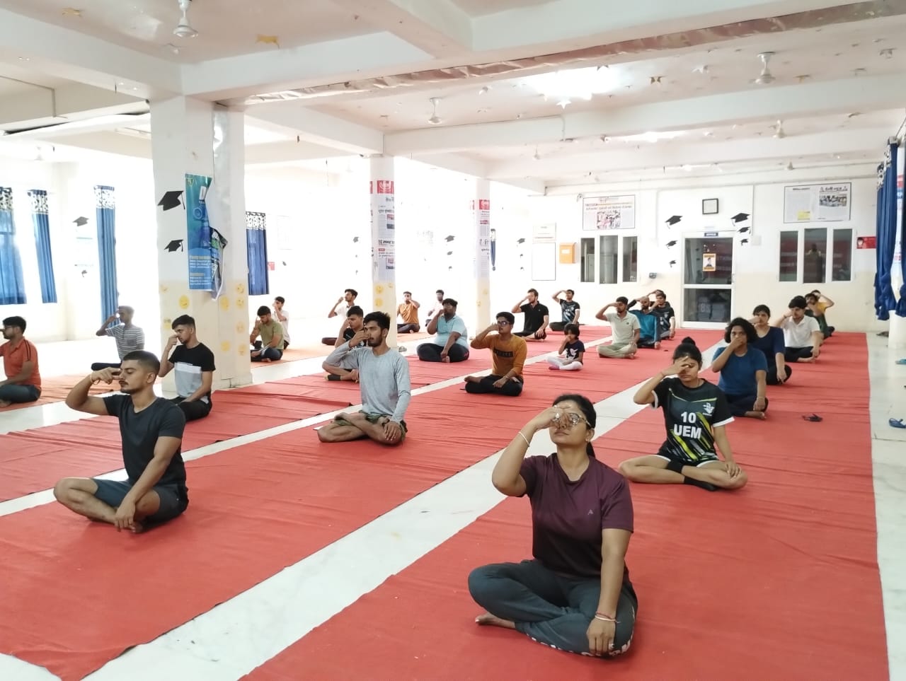 International Yoga Day 2022, University of Engineering & Management (UEM), JAIPUR