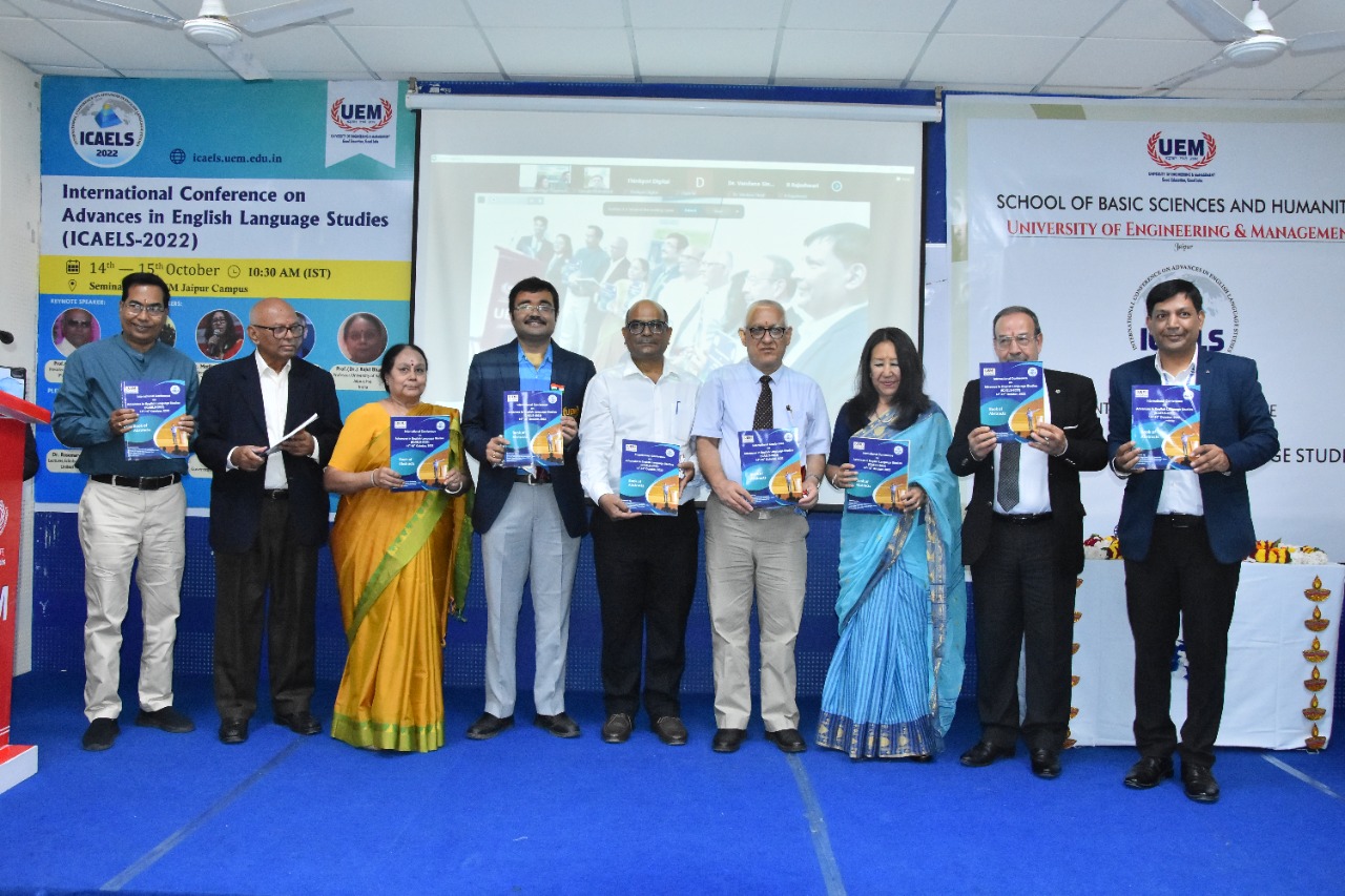 International Conference on Advances in English Language Studies organized by Department of English & Humanities, University of Engineering & Management (UEM), JAIPUR