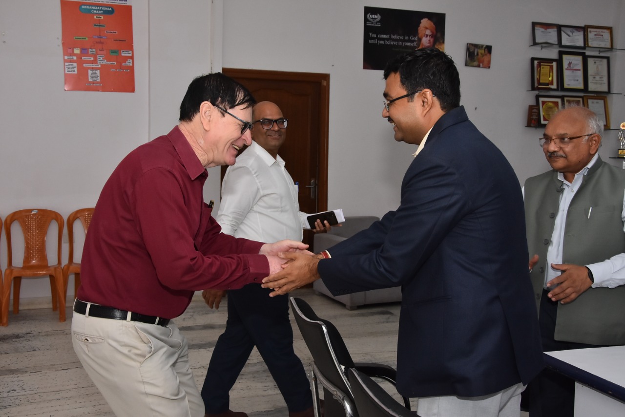 Visit of Members of Academic Council at the University of Engineering & Management (UEM), JAIPUR - 07.11.2022
