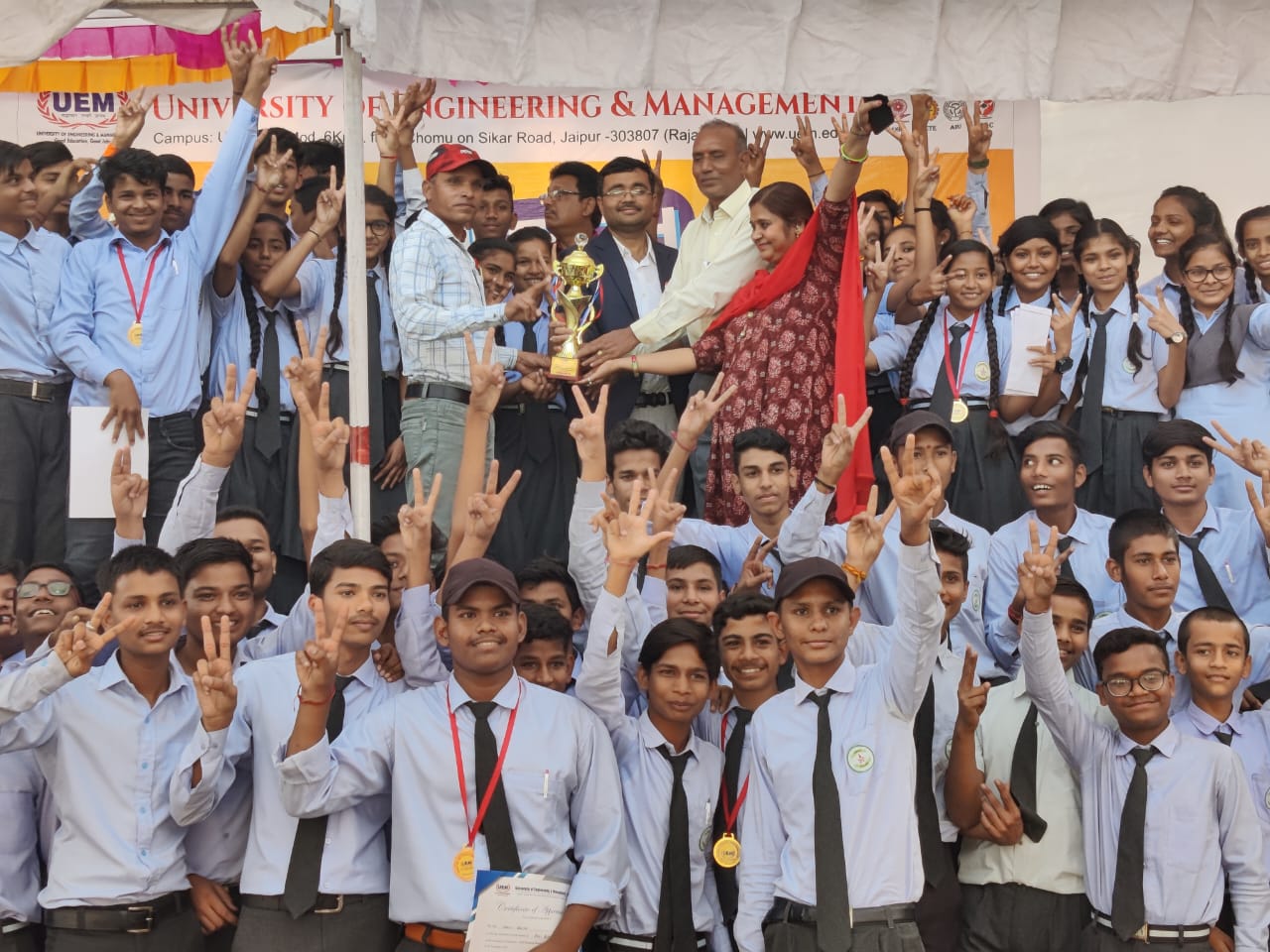 Connectech22, UEM Technical Bonanza was organized at Sri Ganganagar, Rajasthan by the students of the University of Engineering & Management (UEM), JAIPUR.