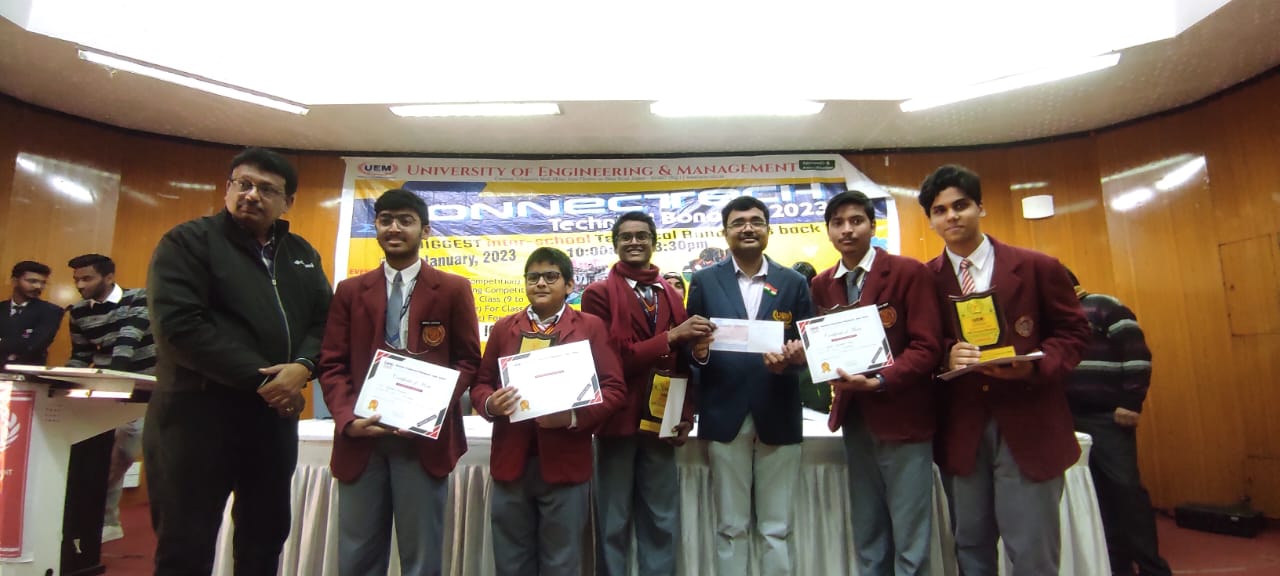 The leading National Technical Bonanza of the country, organized by the University of Engineering & Management (UEM), Jaipur | Kolkata, went to Bihar and challenged all the schools and its students to participate for winning the Champions' School Trophy on 16th January, 2023.