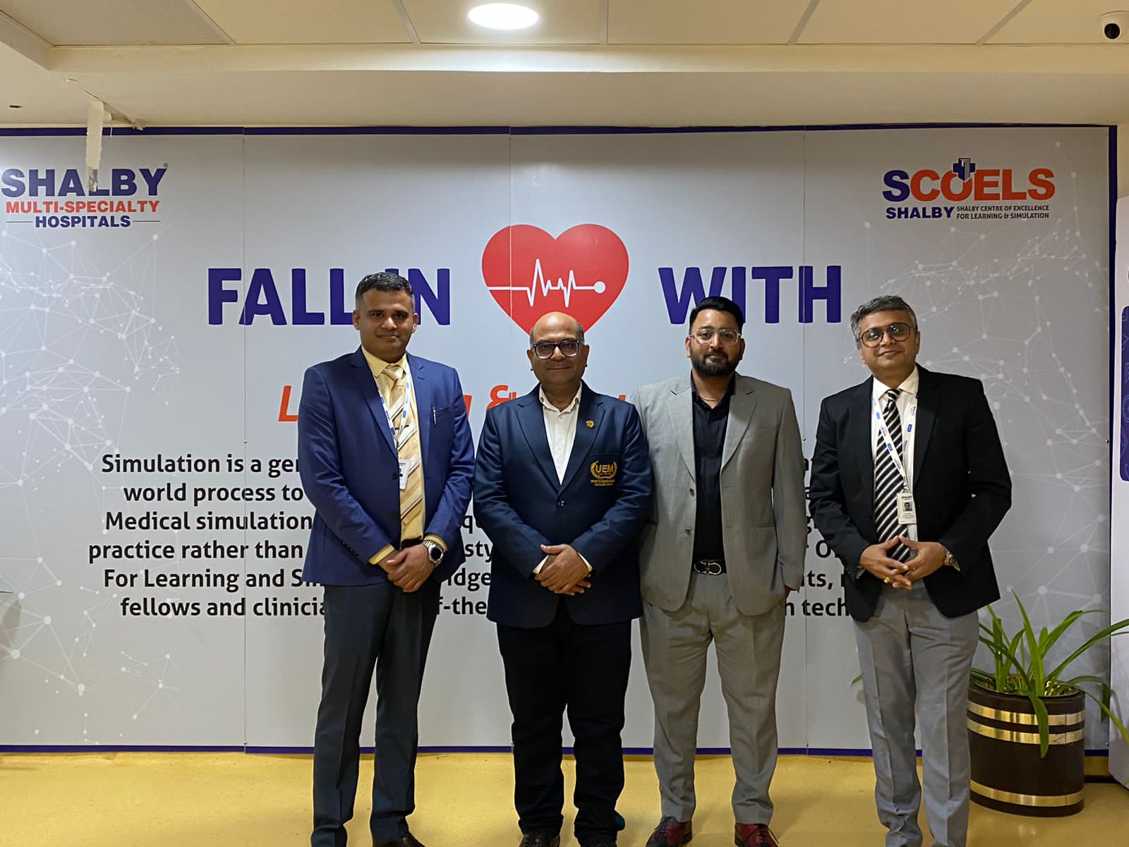 MoU Signing Ceremony - UEM Jaipur and Shalby Limited Ahmedabad  Today, UEM Jaipur signed a Memorandum of understanding (MoU) with Shalby Limited, Ahmedabad for a collaborative program of MBA in Hospital and Healthcare Management (MBA-HHM) from 2023 session.