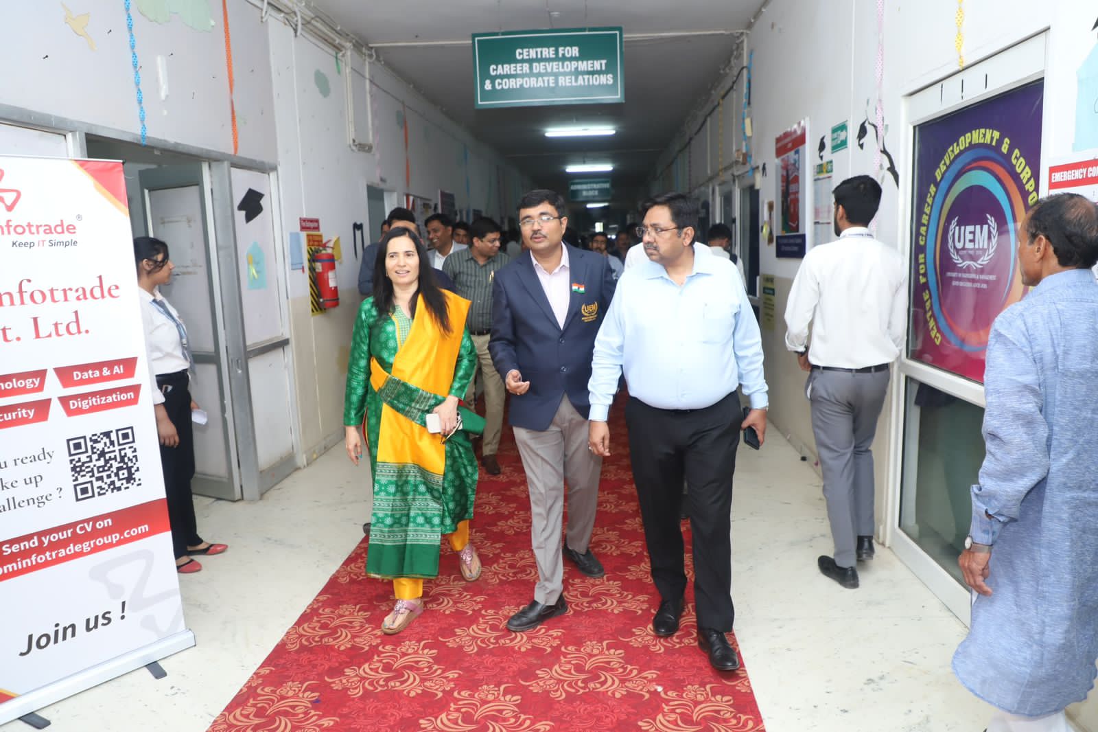 Government of Rajasthan, Department of Skill, Employment and Entrepreneurship in association University of Engineering & Management (UEM), JAIPUR organised an open placement platform with the name of The Jaipur Grand Job Mela on 2nd March, 2023 where 60+ companies and 2423 students has attended. Total number of 636 students got offers and many more were shortlisted, and will be called for further rounds at company premises.