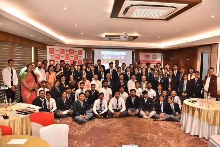School of Management, University of Engineering & Management (UEM), JAIPUR successfully organized the “International Management Conclave” 2023.  The program was inaugurated by Mr. Dhanpat Raj Dhariwal, Founder of Vision 2025 and Mr. Anil Agarwal, Managing Director of NAV Back Office, Jaipur along with Prof. Dr. Biswajoy Chatterjee, Vice-Chancellor, UEM JAIPUR, Prof. Dr. Pradeep Sharma, Registrar, UEM JAIPUR and Prof. Dr. Preeti Sharma, Convener & Head of School of Management, UEM JAIPUR.