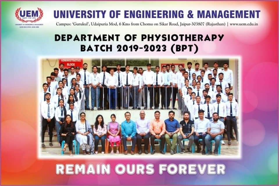 Batch Photos - 2023 passing out batch of the University of Engineering & management (UEM) Jaipur