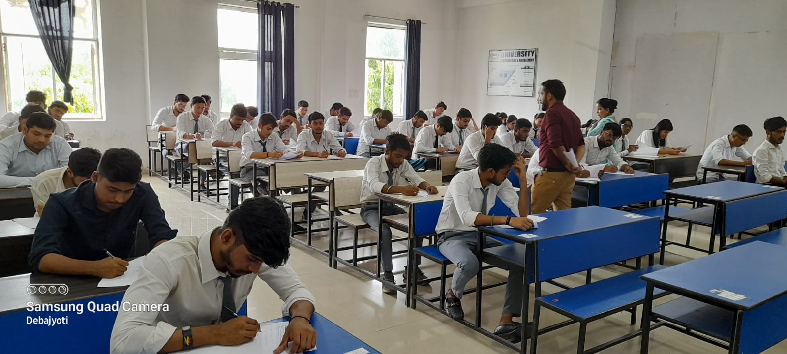 Regular technical subject test along with mock interview for students of final year of the University of Engineering & Management (UEM), JAIPUR as a part of pre-placement training session.