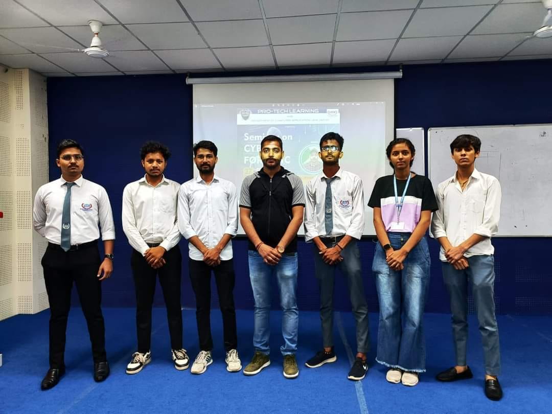 Seminar on Cyber Forensics organized by the Department of Computer Application of the University of Engineering & Management (UEM), JAIPUR.