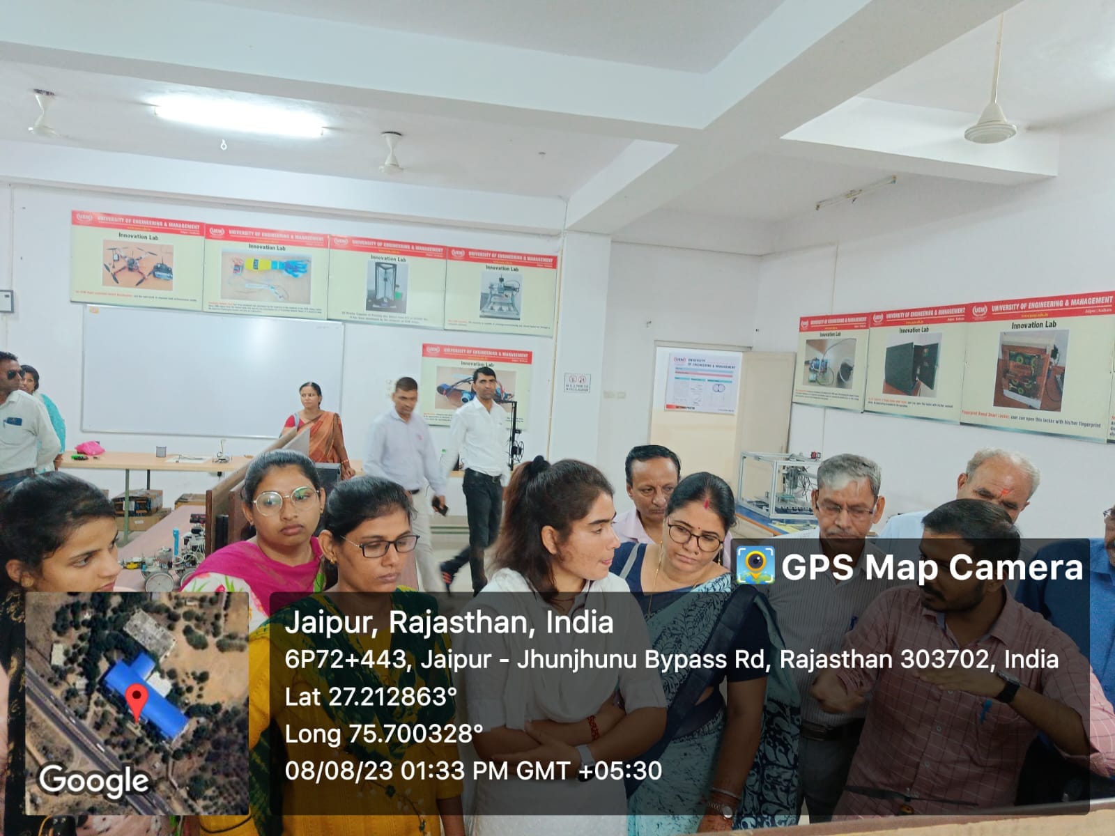 Chief Block Education Officer (Block Govindgarh), Government of Rajasthan is conducting a 12 days training session for 640 primary school teachers in Basic Literacy and Numeracy (FLN), in the University of Engineering & Management (UEM), JAIPUR Campus.