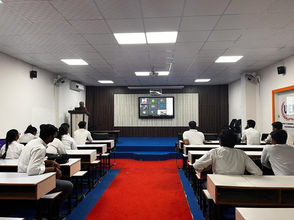 An Alumni Talk was conducted by 2023 batch pass out students of the University of Engineering & Management (UEM), JAIPUR