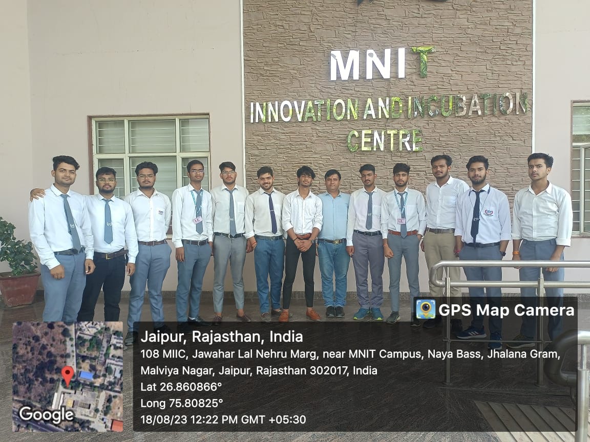 Visit to MNIT Innovation and Incubation centre Jaipur