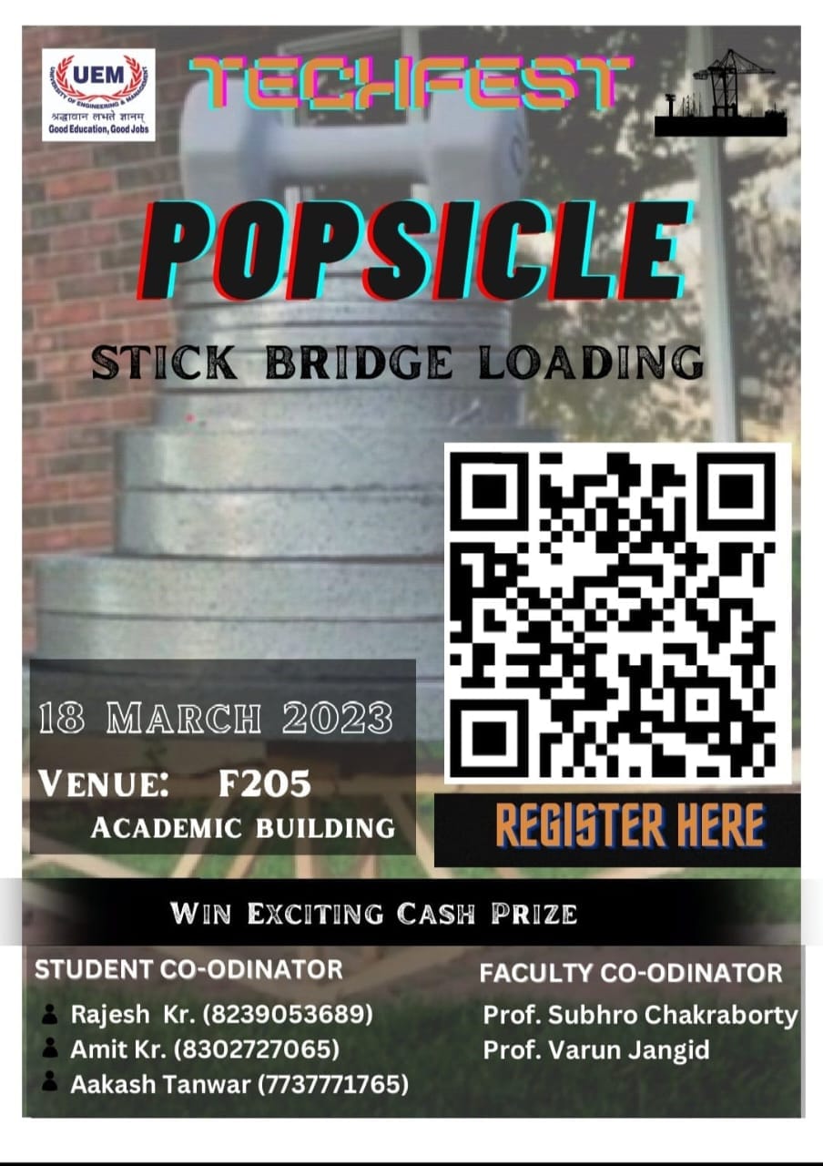 Bridge Loading Competitions using Popsicle Sticks