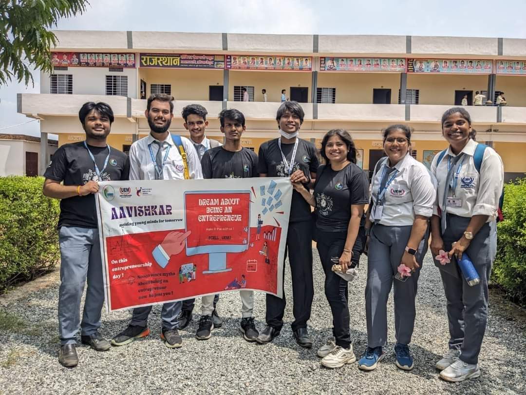 Celebrating World Entrepreneurship Day with AAVISHKAR! UEM JAIPUR 