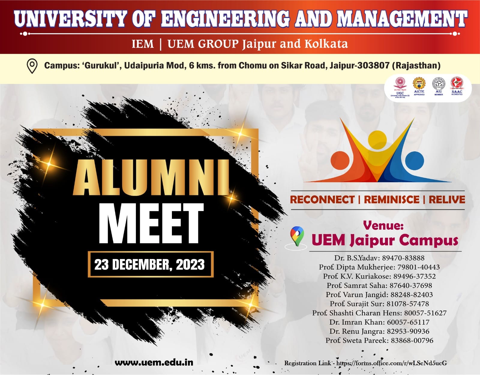 Notice - Alumni Meet - 23rd December, 2023