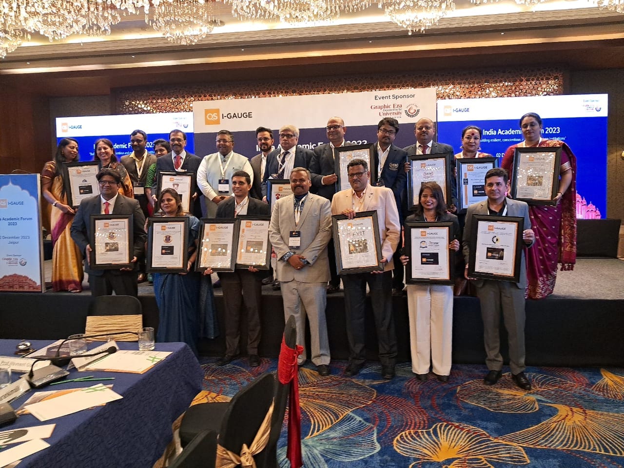 University of Engineering & Management, Jaipur IEM-UEM Group has been rated as Overall Diamond in the recent Audit by QS I-Gauge Team.