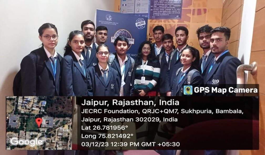 UEM Jaipur students participated In Toastmasters Event UEM Jaipur students participated in District 98 - Division C Conference on December 3 2023 at JECRC Foundation, Jaipur.