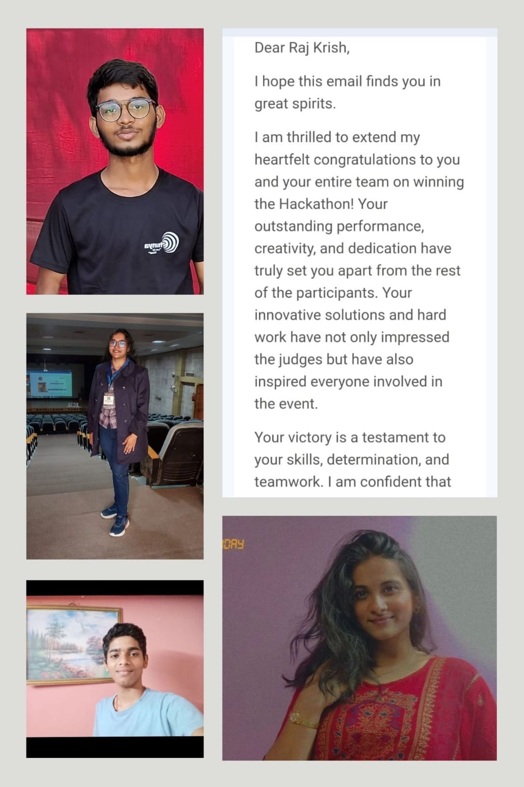 UEM JAIPUR students champion of Hackathon event at Harvard University