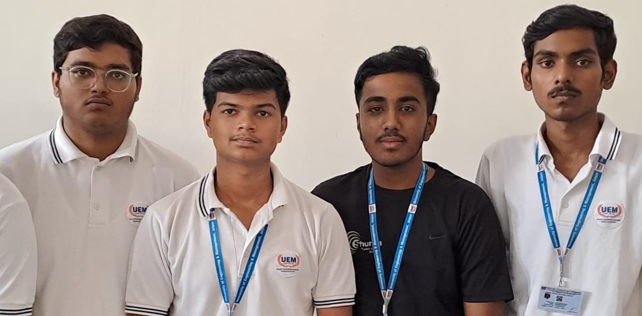 We wholeheartedly congratulate our students of the University of Engineering & Management (UEM), JAIPUR for having emerged as winner in a technical competition named INNOSPARK.
