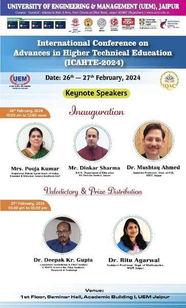 International Conference on Advances in Higher Technical Education