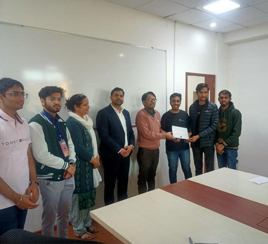 Student of Shunya Student Chapter of University of Engineering Management jaipur, stood winner at Project expo at Manipal University, Jaipur