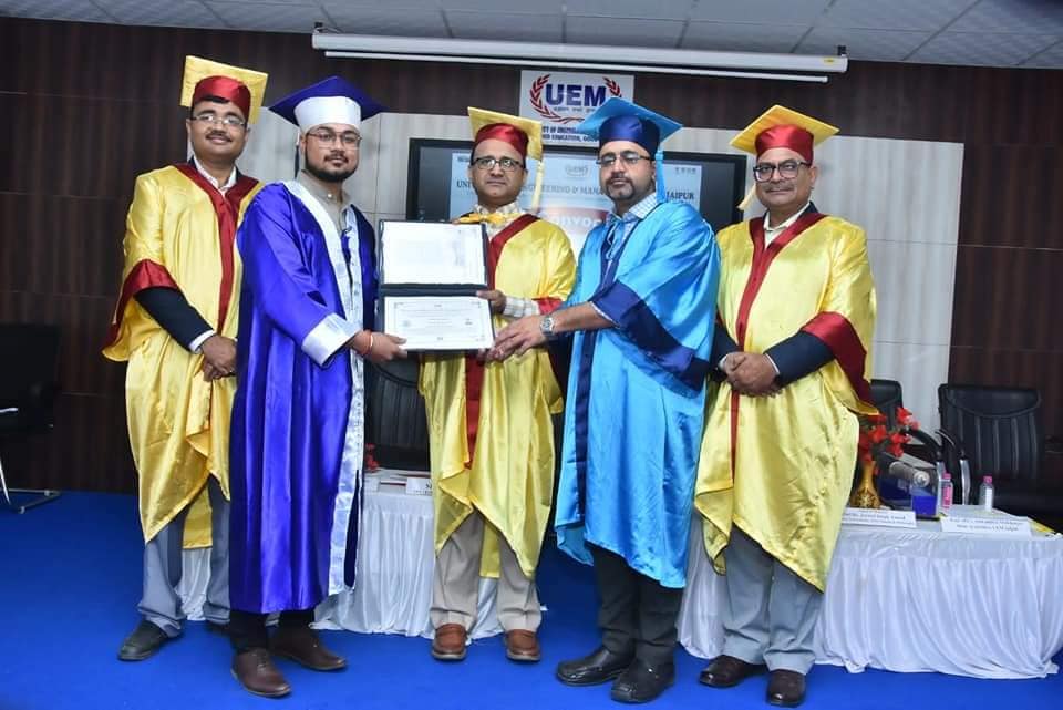 These are the moments of the 9th Convocation at the University of Engineering & Management (UEM), Jaipur.
