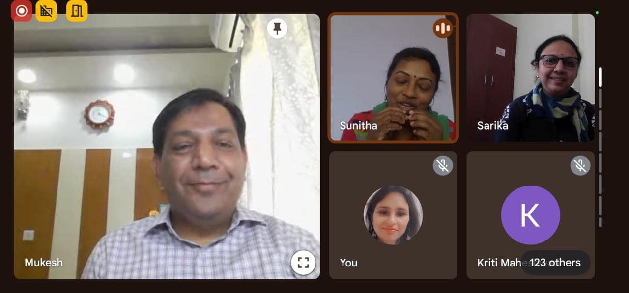 Professor (Dr.) Mukesh Yadav, HOD, Department of English delivered an invited online lecture titled "Mechanics of Research Paper Writing and Publishing"