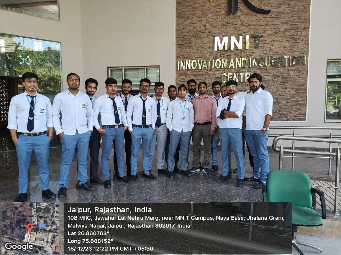 Visit to MNIT Innovation and Incubation centre Jaipur