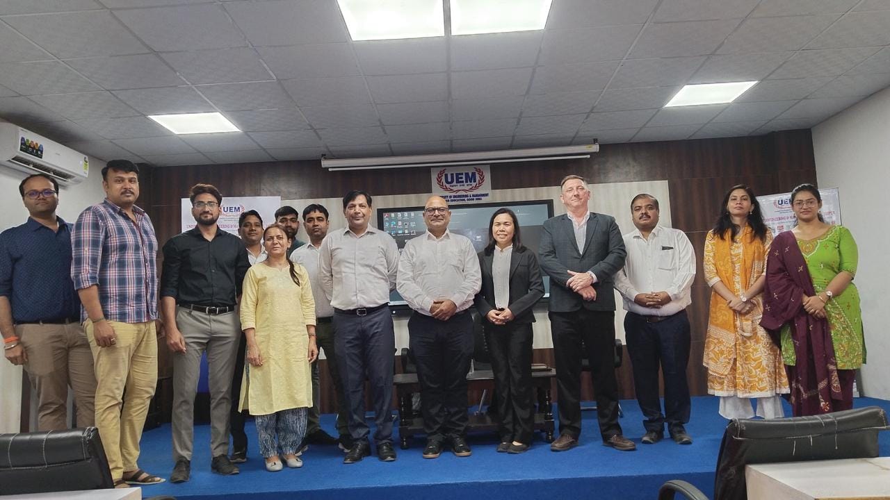 Soft Skills Classes by Prof. David D. Perrodin at UEM Jaipur