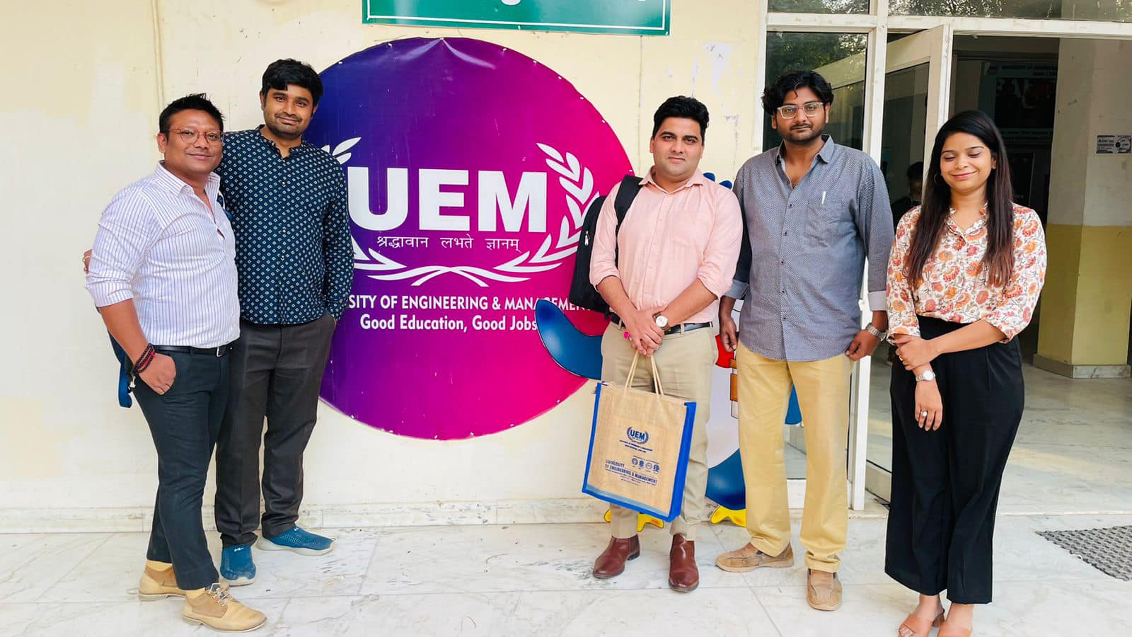 Campus drive held at UEM Jaipur campus on 6th April, 2024