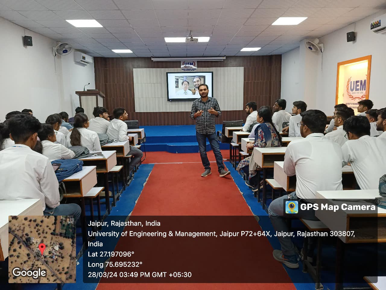 The UEM Jaipur ACM Student Chapter orchestrated a highly informative Distinguished Speaker Program on "Evolution of Large Language Models: The Good, The Bad, and The Opportunities" featuring Dr. Tanmoy Chakraborty, Associate Professor at IIT Delhi.