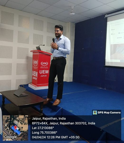 Mr. Kamal Kumawat of the University of Engineering & Management (UEM), JAIPUR, who passed out 4 and a half years back in 2019, is now doing his own business - "Younick Design Studio"