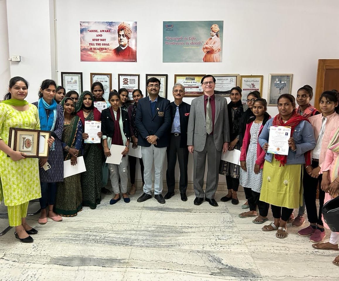 University of Engineering & Management (UEM), JAIPUR imparted free sewing training to rural women from different villages of Rajasthan with the help of Rotary Club