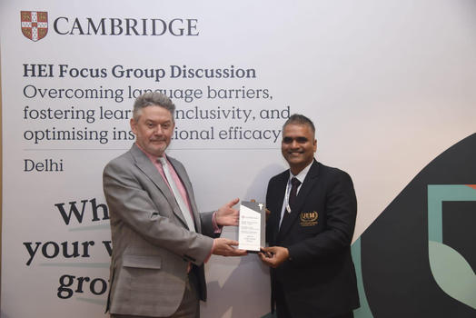 We feel immense happiness to congratulate all our students and teacher colleagues of UEM Jaipur, on our University being awarded with the CAMBRIDGE UNIVERSITY LEARNING EXCELLENCE AWARD.