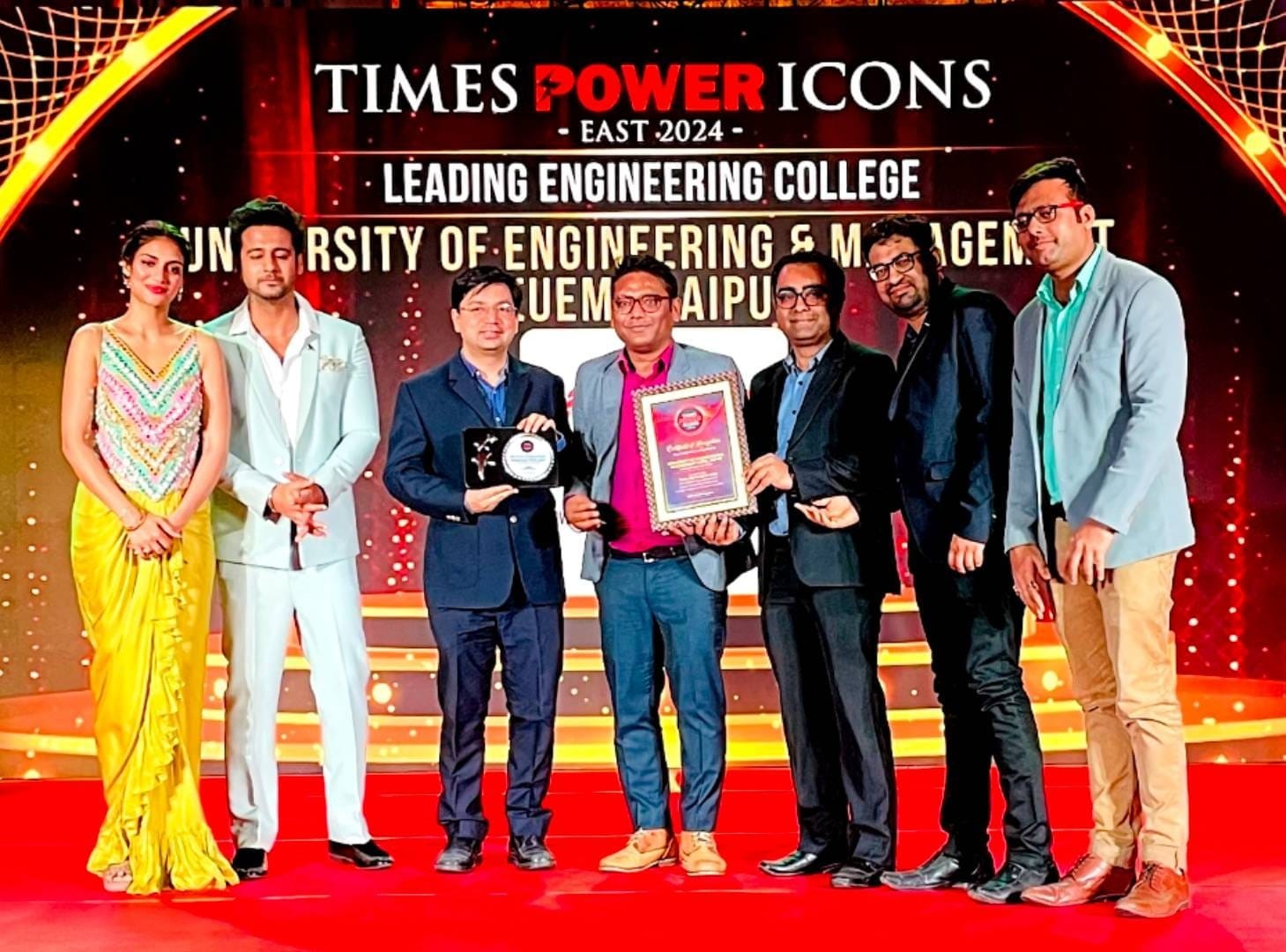We are so honored and happy to share that The Times of India has awarded our University of Engineering & Management (UEM), Jaipur with the Leading Engineering College award.