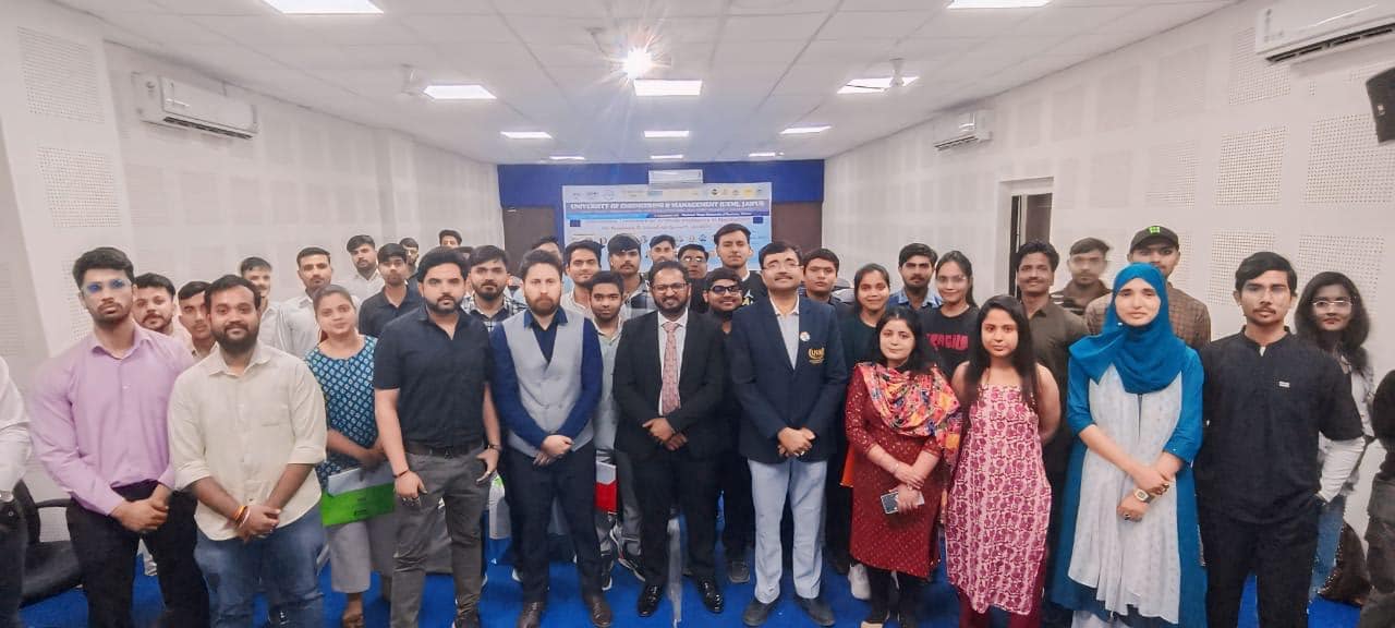 The Physiotherapy Department at UEM Jaipur has successfully conducted a one-day workshop focused on Accredited Biomechanical Taping Practitioner.
