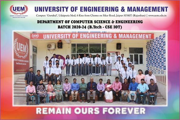 The farewell for B.Tech CSE and AIML students on May 2, 2024.