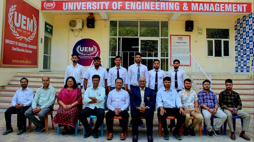 Batch Photo Civil Engineering - 2024 passing out batch of the University of Engineering & Management (UEM), Jaipur
