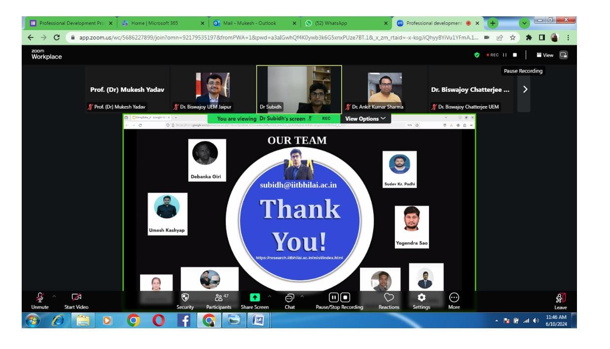 PROFESSIONAL DEVELOPMENT PROGRAM  10 June - 14 June, 2024.