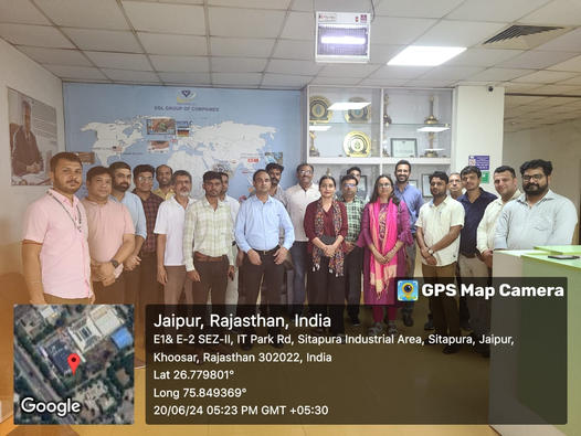 Site Visit to Vaibhav Global Limited, SEZ II, Sitapura, Jaipur: IGBC certified Net Zero Energy Project.