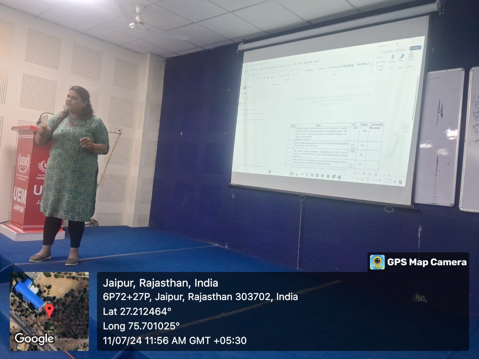 The Department of Physiotherapy held an engaging lesson plan presentation.