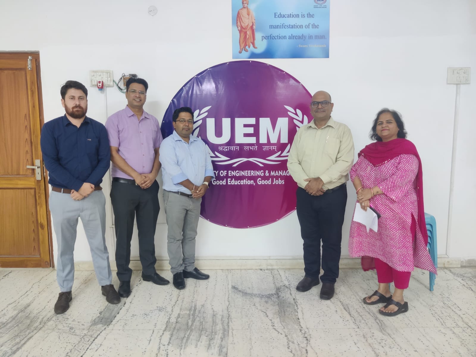 Dr. Mayank Pushkar, a renowned Sports Physiotherapist, visited our university today and delivered an outstanding seminar on advanced physiotherapy techniques.