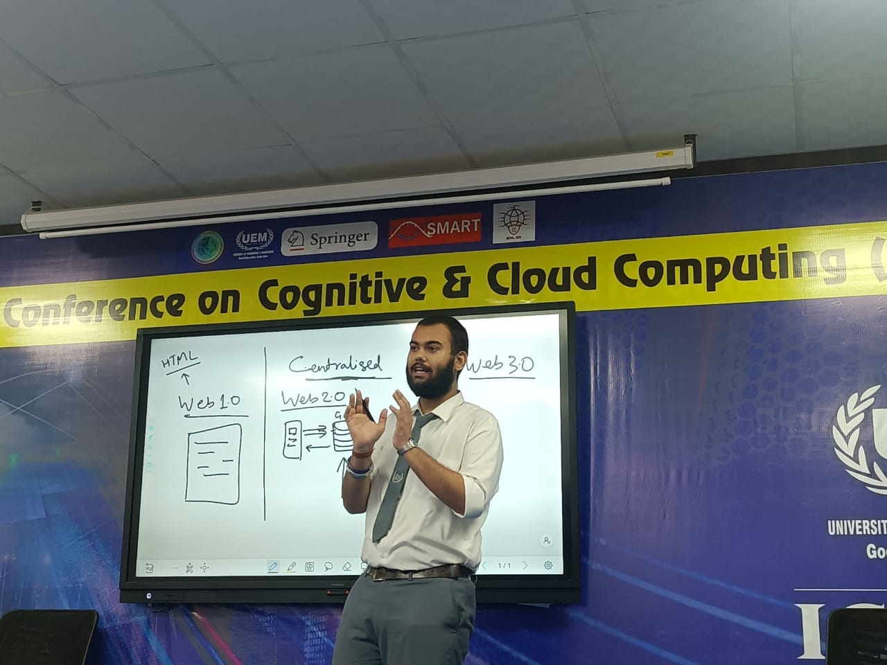 Preparation of HackUEM 2.0 organised by ACM student chapter, Dept of CSE, UEM Jaipur On July 30th, 2024.