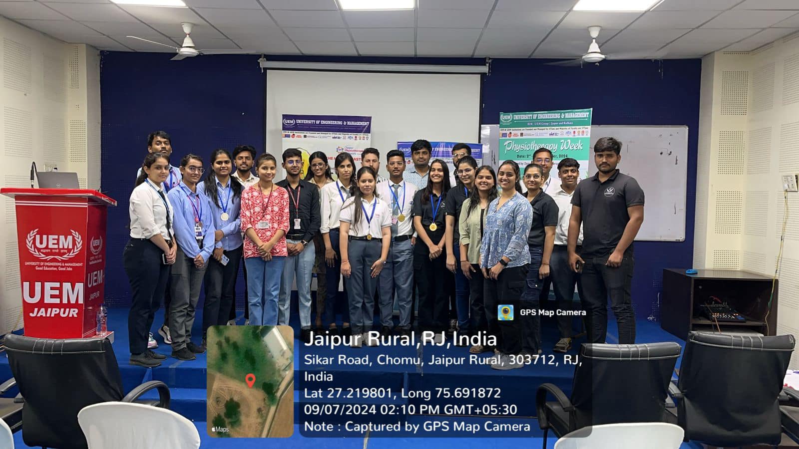 The Inter College Quiz Competition was held at UEM Jaipur on September 7, 2024