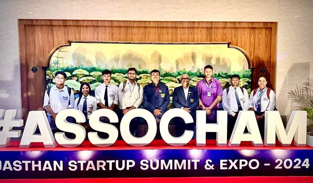 Prof. Dr. Biswajoy Chatterjee Vice-Chancellor, University of Engineering and Management (UEM), Jaipur was invited to speak in the ASSOCHAM Startup Summit and Expo 2024