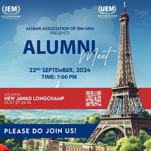 IEM-UEM is happy to invite all its Alumni members to Paris.