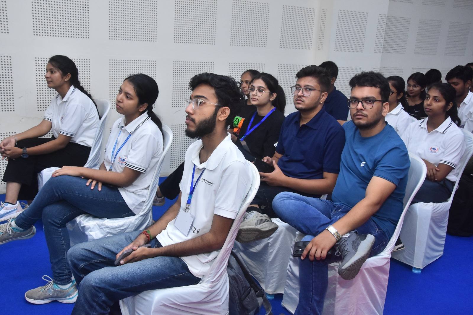 Cracking the code with Gagan Gupta organized by Tech Masters community X The speech society UEMJ.