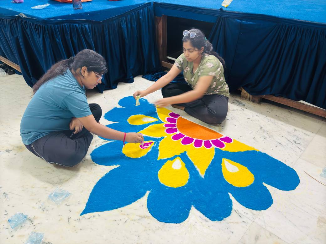 Deepawali Festival in the campus.