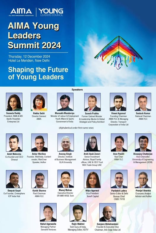 AIMA invited us to speak in the AIMA Young Leaders Summit 2024.