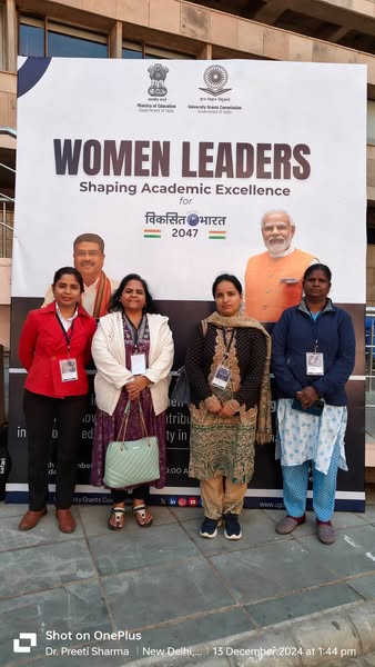 Workshop on “Women Leaders: Shaping Academic Excellence for VIKSIT Bharat