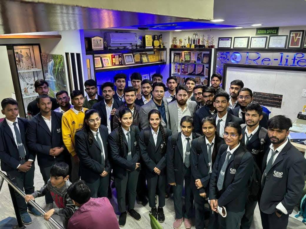 Over the years, our students of BPT of UEM JAIPUR, have been helping in treating child patients of Cerebral Palsy and other diseases.