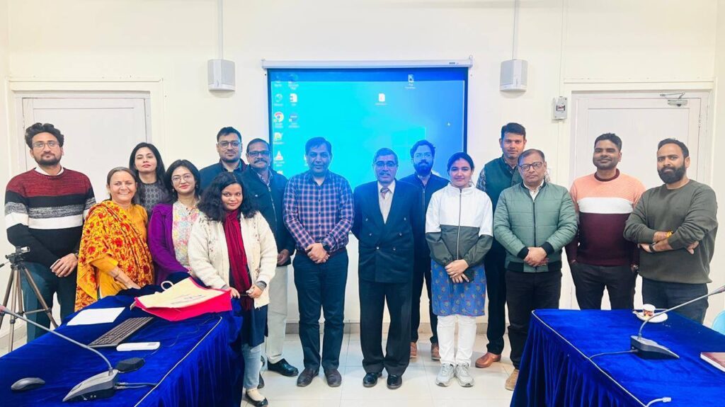 The Board of Studies (BoS) Meeting of the Department of English and Humanities, University of Engineering & Management (UEM), Jaipur.